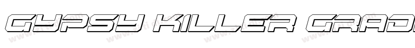 Gypsy Killer Gradien字体转换